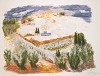  REUVEN RUBIN - WHITE LANDSCAPE
