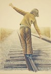 GRANT HILLMAN - CHILD ON RAILROAD