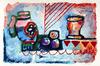  THEO TOBIASSE - NATURE MORTE AUX TROIS POMMES
