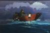  BRUCE ELLIOTT ROBERTS - SETTING THE GILL NET LANTERNS