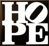  ROBERT INDIANA - HOPE (BLACK & WHITE)