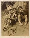  NORMAN ROCKWELL - SMOKING (SEPIA)