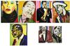  FREDERICK BROWN - JAZZ MUSICIANS, SUITE OF 6