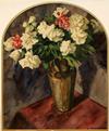  SHENLEY GRUNWALD - FLOWER VASE ON TABLE