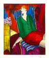  LINDA LE KINFF - SITTING WOMAN IN GREEN