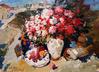  KIM TKATCH - PINK FLOWERS IN VASE