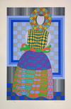  VICTOR VASARELY - FILLE FLEUR (WHITE)