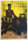  BERNARD BUFFET - THE LION TAMER (LE DOMPTEUR)