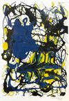  MARIO CHUY - ABSTRACT (YELLOW, BLACK AND BLUE)
