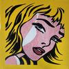  STEVE KAUFMAN - CRYING GIRL (YELLOW)