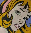KAUFMAN, STEVE - CRYING GIRL - HOMAGE TO LICHTENSTEIN 