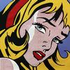KAUFMAN, STEVE - CRYING GIRL - HOMAGE TO LICHTENSTEIN 