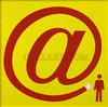  STEPHEN GAMSON - AT (RED ON YELLOW)