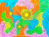 MAGGIE LEE - Fluid acrylic signed