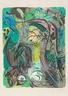  ANDRE MASSON - COMPOSTION AU SOUS BOIS