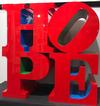  ROBERT INDIANA - HOPE (RED/BLUE/GREEN)