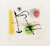  JOAN MIRO - ONE PLATE (FROM LA BAGUE D'AURORE SUITE)