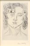 HENRI MATISSE - PORTRAIT OF MMLE. MARGUERITE MATISSE