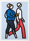  JULIAN OPIE - NEW YORK COUPLE 8