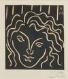  HENRI MATISSE - TETE DE FEMME EN MASCARON