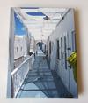 JANE A GORDON - Santorini Walkway: Every Day Serenity