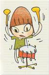  YOSHITOMO NARA - BANGING THE DRUM