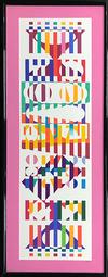  YAACOV AGAM - UNTITLED (PINK)