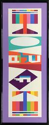  YAACOV AGAM - UNTITLED (PURPLE)