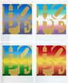  ROBERT INDIANA - FOUR SEASONS OF HOPE PORTFOLIO (GOLD)