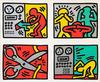  KEITH HARING - POP SHOP III QUAD