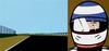  JULIAN OPIE - IMAGINE YOU ARE DRIVING (FAST) OLIVER WITH HELMET