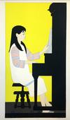  WILL BARNET - GIRL AT PIANO