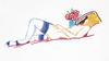 WESSELMANN, TOM - NUDE WITH BOUQUET AND STOCKINGS