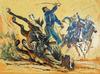  HARRY SCHAARE - CAVALRY CHARGE