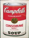WARHOL, ANDY - CAMPBELLS - CONSUMME BEEF SUNDAY B. MORNING